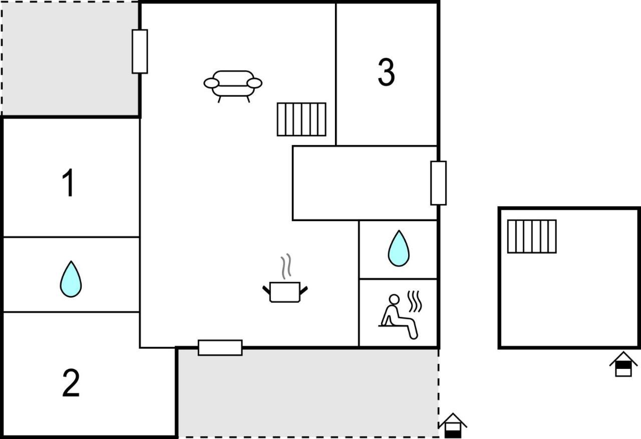 Amazing Home In Lembruch-Duemmer See With Sauna 外观 照片